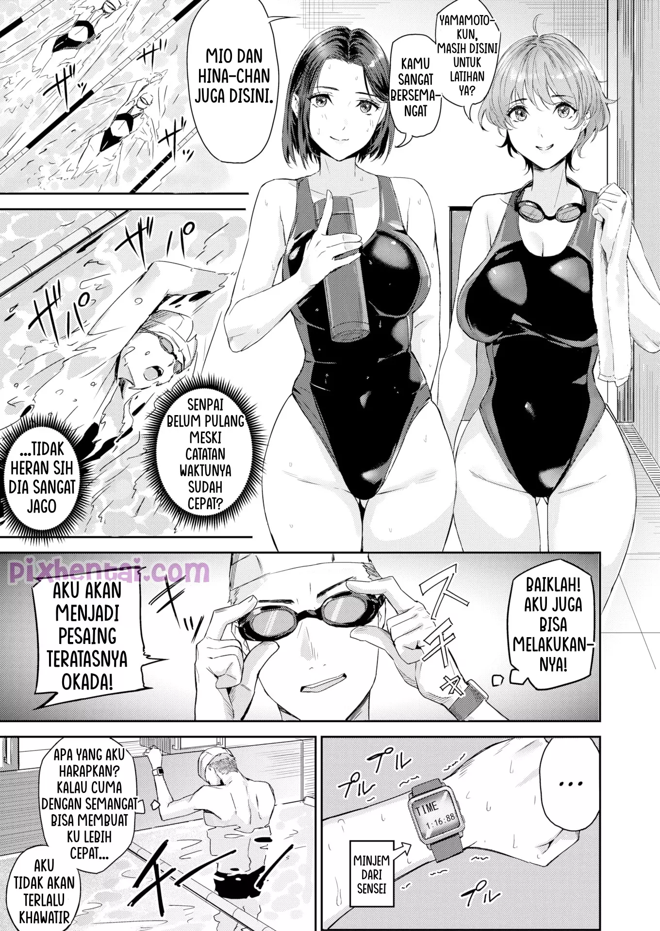 Komik hentai xxx manga sex bokep Splash Mermaid in a Competitive Swimsuit 3